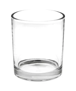 Clear Oxford Style Candle Jar