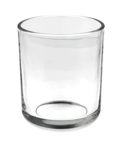 Clear Cambridge Style Candle Jar