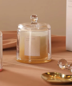 210ml Clear Decorative Candle Jar